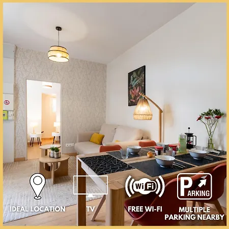 Le Balcon Fleuri - 9 Min Sanctuaires - Renove & Equipe - Calme Sur Cour - 4 Couchages * 卢德